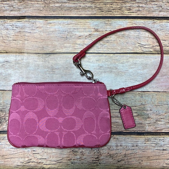 Coach Signature Wristlet - Picture 2 of 7